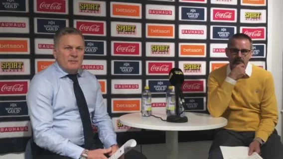 Tränarna pratar om matchen i Jönköping. HV-tränaren svarar även varför Axel Holmström är ute i kylan.