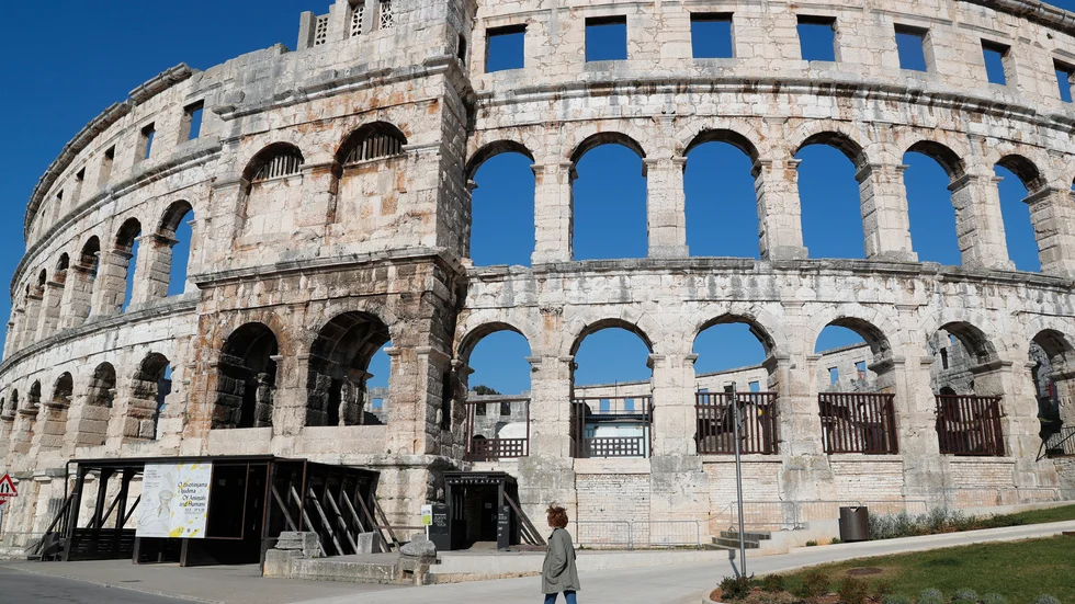 Amfiteatern i Pula.