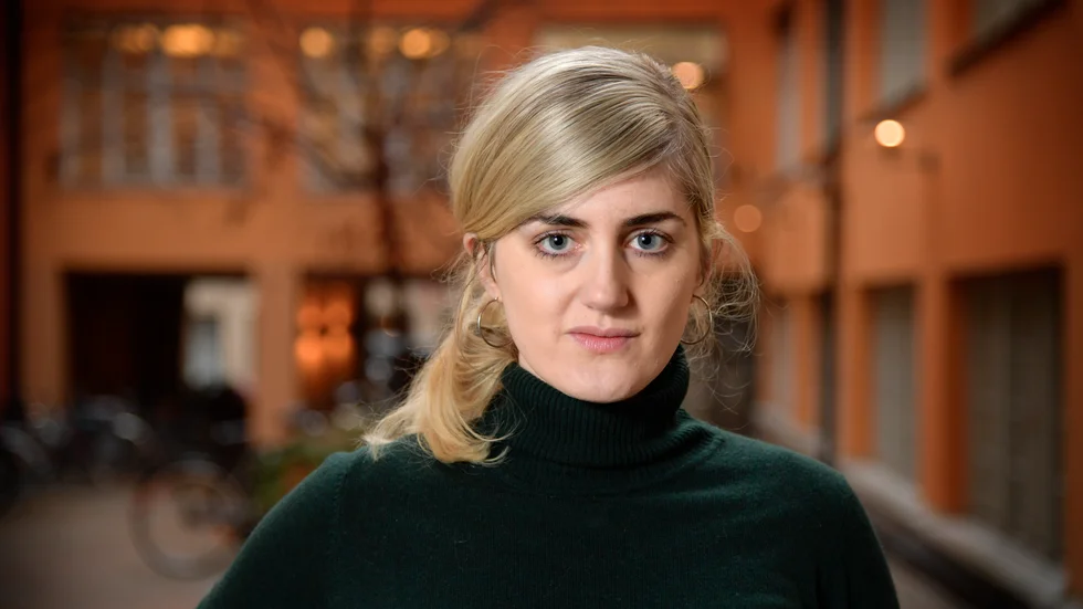 Matilda Voss Gustavsson, på bilden, och Lars Lerin får Svenska Bokhandelsmedhjälpareföreningens pris. Arkivbild.