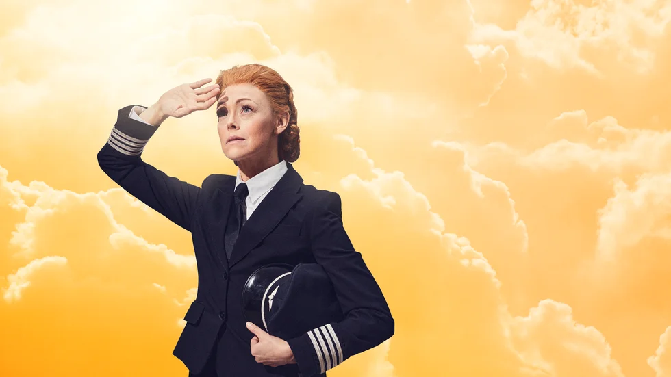 Linda Olsson i "Come From Away", en musikal om hur man tar sig igenom en kris, och hjälper varandra, aktuellt inte minst i coronatider. Nordenpremiär i Norrköping den 26 september.