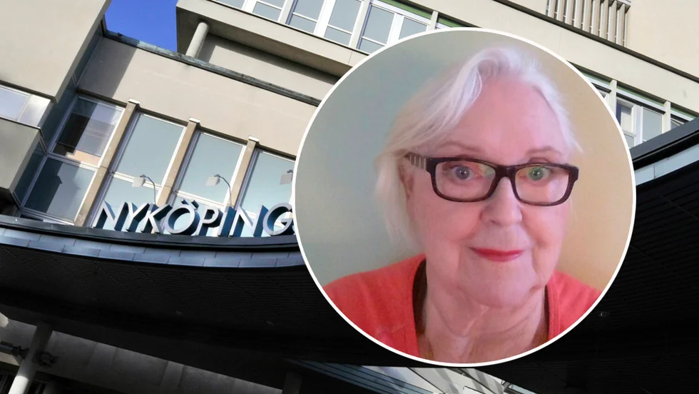 Gnestabon Eva Surtell har lagts in på Nyköpings lasarett på grund av coronaviruset.