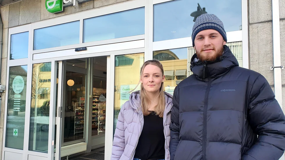 Carolina Norrman och Tobias Eide Nordlund hade handlat på Apoteket.