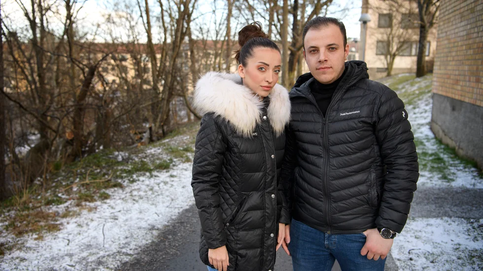 Bisher Hanineh och hans fru Reham Shikho har båda blivit av med jobbet under coronakrisen.