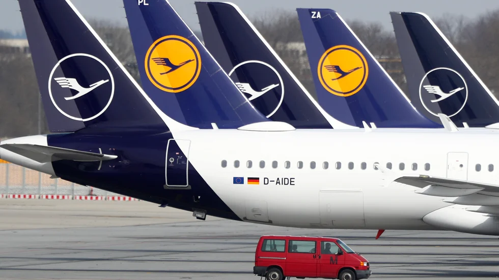 Tyska flygbolaget Lufthansa lägger ner sitt dotterbolag Germanwings och gör sig av med ett 40-tal plan. Arkivbild.