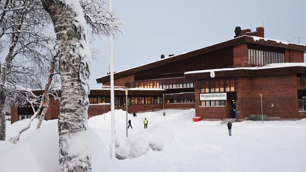 En tredjedel av eleverna på Högalidskolans högstadium i Kiruna har sjukfrånvaro. 