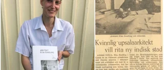 Hon är bortglömda arkitekten bakom Uppsalas gågata