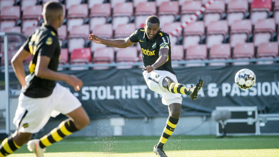 AIK tilldelas sista platsen i Europa League-kvalet om cupen inte kan slutföras. Arkivbild.
