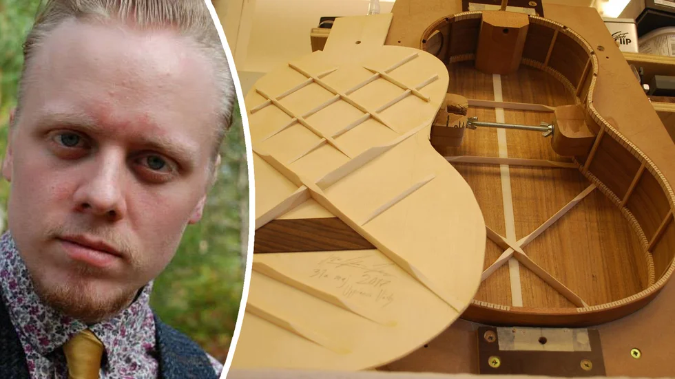 Uppsala har fått en ny certifierad gitarrbyggare i form av John Kenntoft Hof som ska motta sitt gesällbrev i Blå hallen i Stockholm.