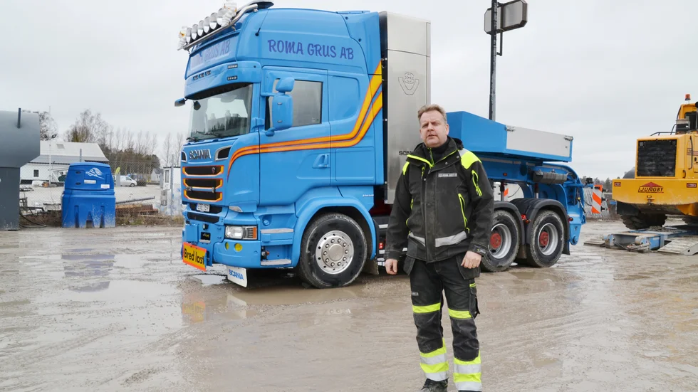 Magnus Lindby, vd på Roma Grus.