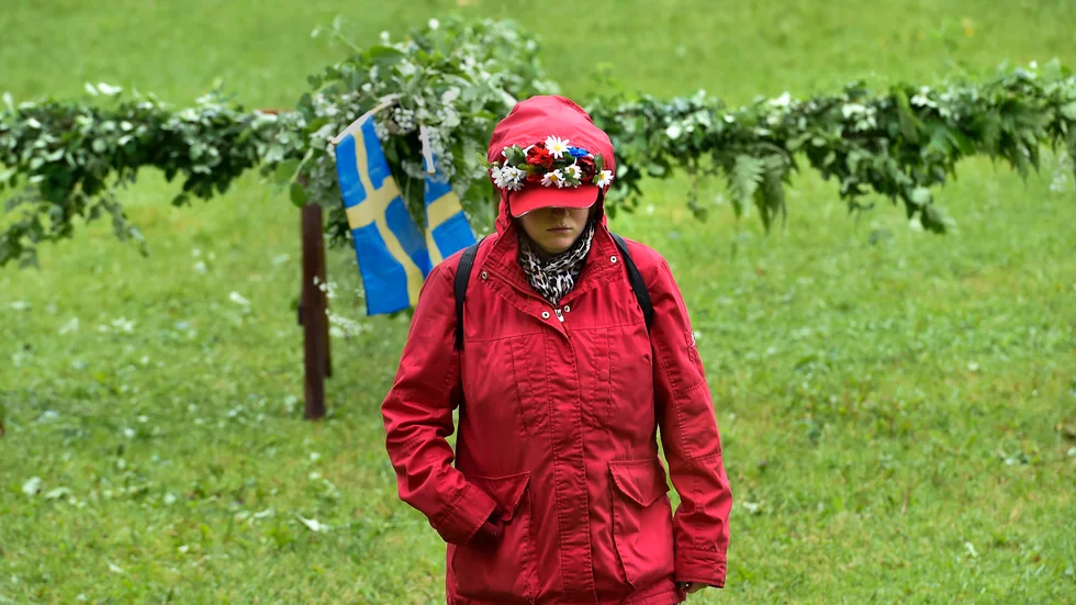 Södra Sverige ser ut att få regn på midsommarafton. Arkivbild.
