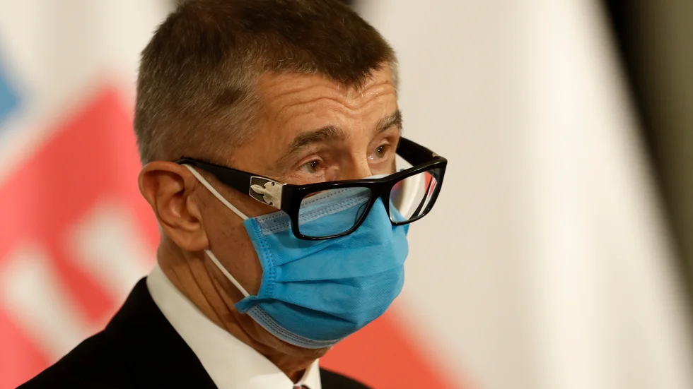 Tjeckiens premiärminister Andrej Babis. Arkivbild.