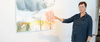 "Det roliga är jobbet med materialet och färgskalan"