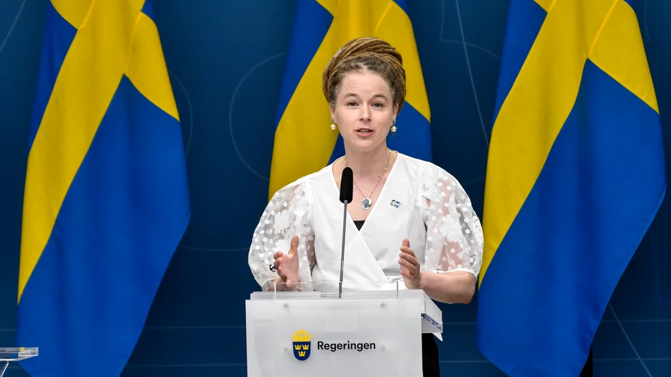 Kultur- och idrottsminister Amanda Lind (MP), som nu ger besked om krisstöd till regionerna. Arkivbild.
