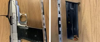 Fortkörare hade skarpladdad pistol 