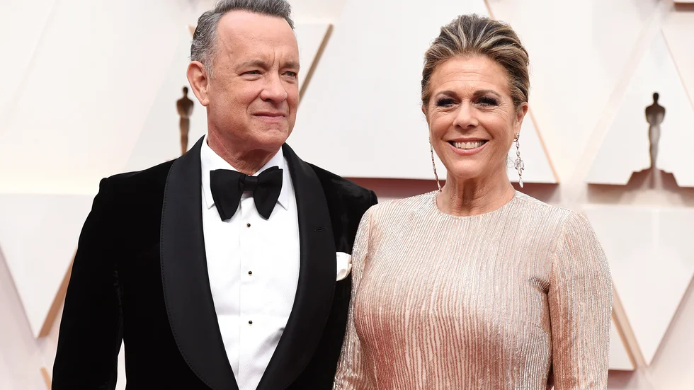 Tom Hanks och Rita Wilson. Arkivbild.