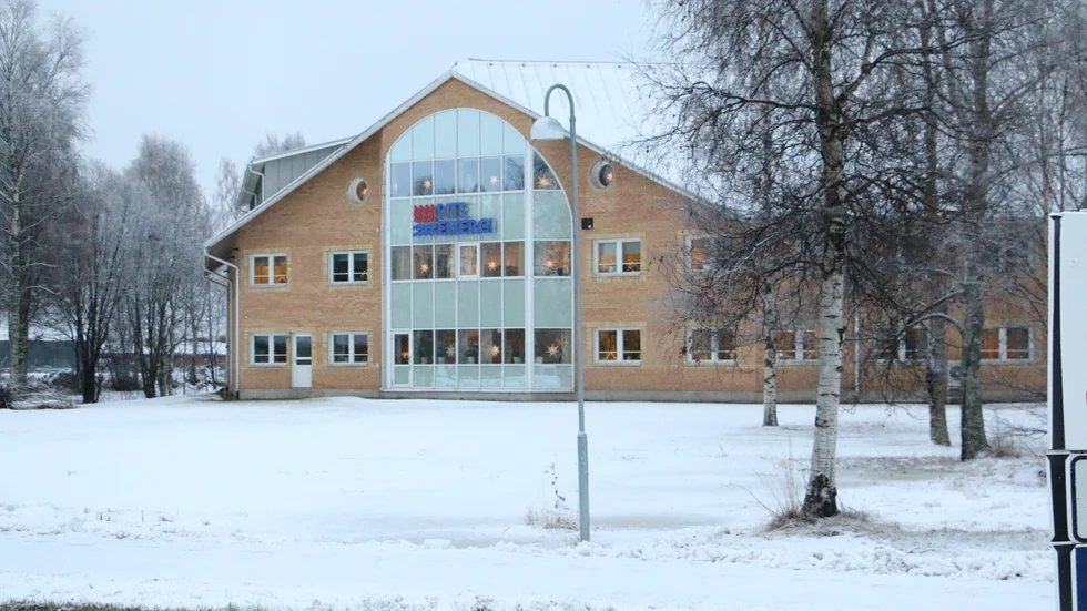 Pite energi är lugna inför fredagens hårda snöoväder. (Arkivbild)