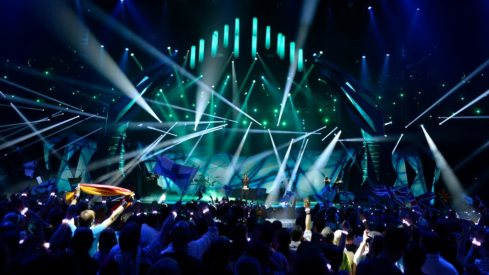 Så här såg det ut vid en av semifinalerna i Eurovision Song Contest i Malmö 2013. Arkivbild.