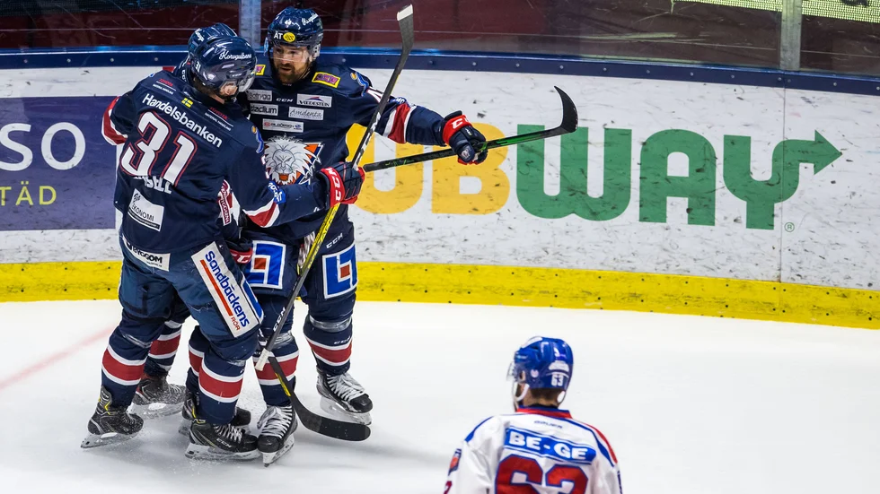 LHC-jubel mot Oskarshamn.