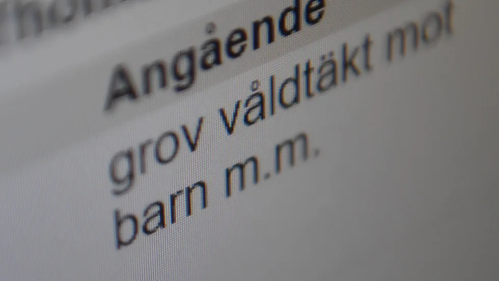 En man begärs häktad misstänkt för grov våldtäkt mot barn. Arkivbild.