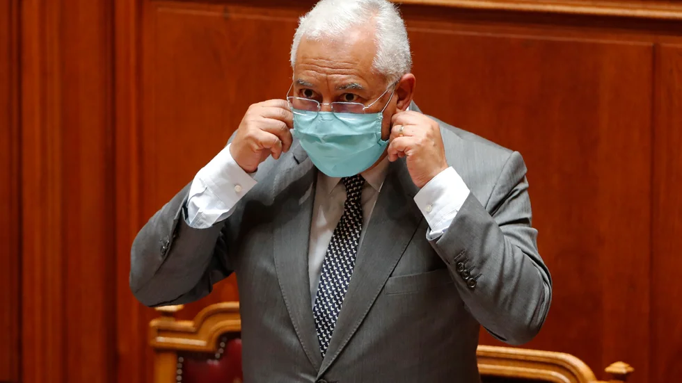 Portugals premiärminister António Costa berättar att vissa virusrestriktioner återinförs. Arkivbild.