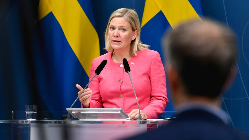 Finansminister Magdalena Andersson (S) har flaggat för att skatten kan behöva höjas efter pandemin. 