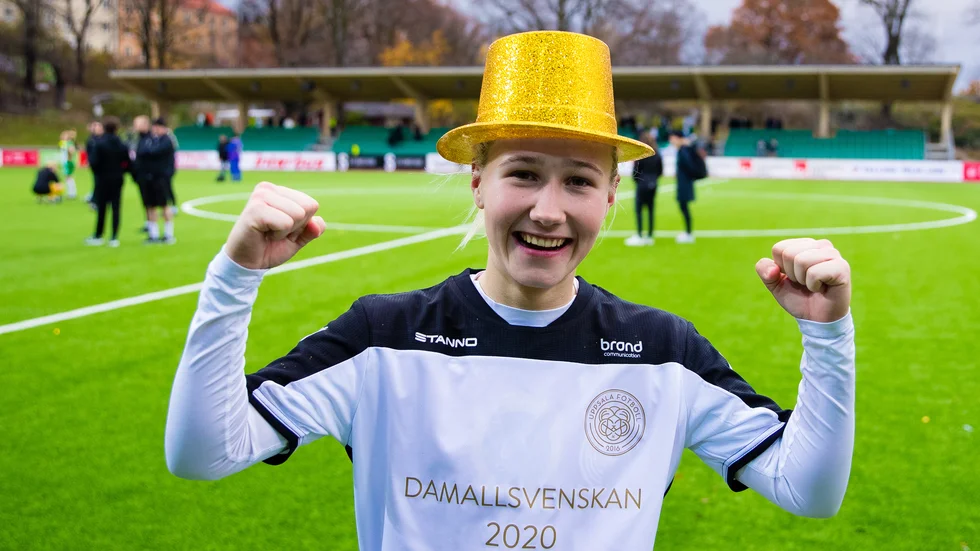 Marika Bergman Lundin tog upp Uppsala i allsvenskan. 