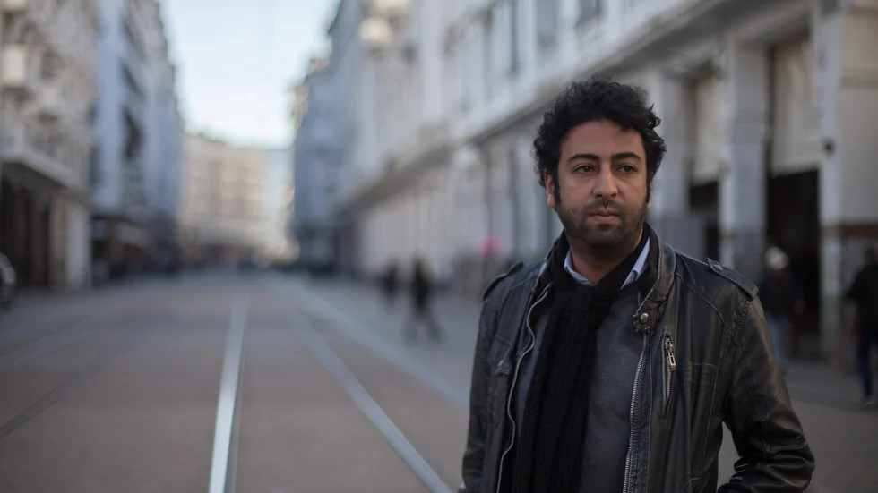 Omar Radi, marockansk journalist och aktivist, som enligt Amnesty International fått sin mobiltelefon hackad med hjälp av ett spionprogram utvecklat av ett israeliskt säkerhetsföretag. Arkivbild.