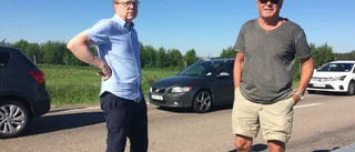 Totalstopp efter 97:an - lastbil har havererat