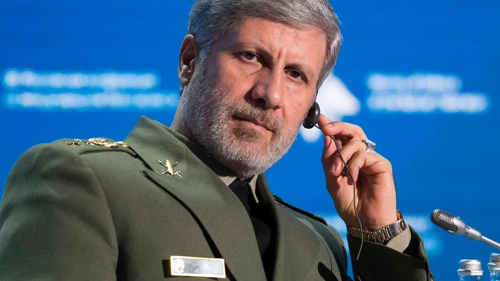 Irans försvarsminister Amir Hatami. Arkivbild.