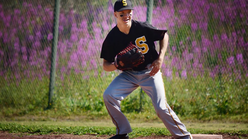 Simon Brännström är en av många talanger i Skellefteå Baseboll.