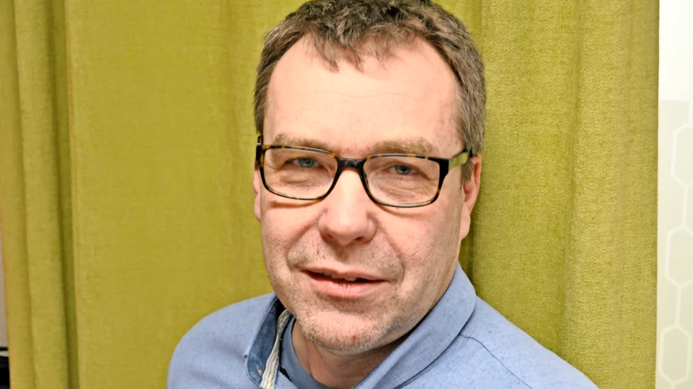 Jublande glad: Lars Lindblom, Arctic Game Lab, efter beskedet att yrkeshögskolan gett klartecken till fyra nya dataspelsutbildningar till Skellefteå.