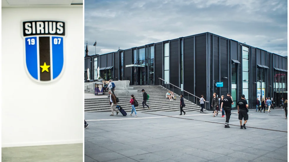 Den tidigare Siriusspelaren greps vid Resecentrum. Arkivbild.