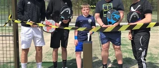Nya padelbanor invigda i Ljugarn