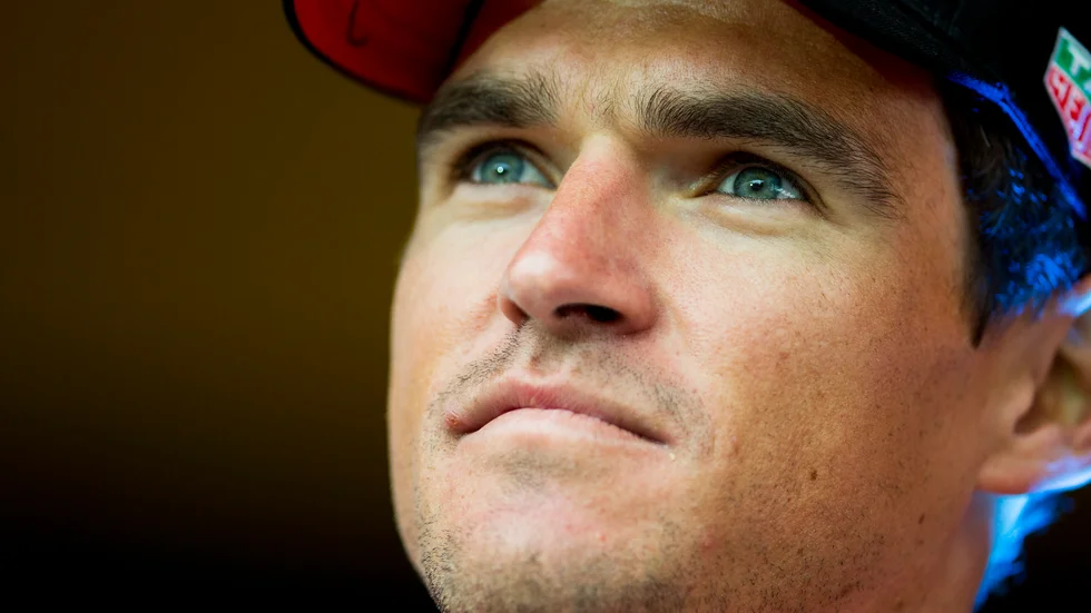 Greg Van Avermaet tog hem det första virtuella Flandern runt. Arkivbild.