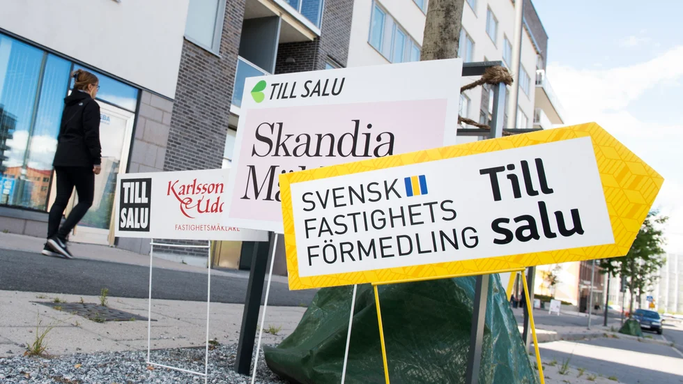 Bostadsmarknaden känner allt mer av coronapandemins påverkan. Arkivbild.