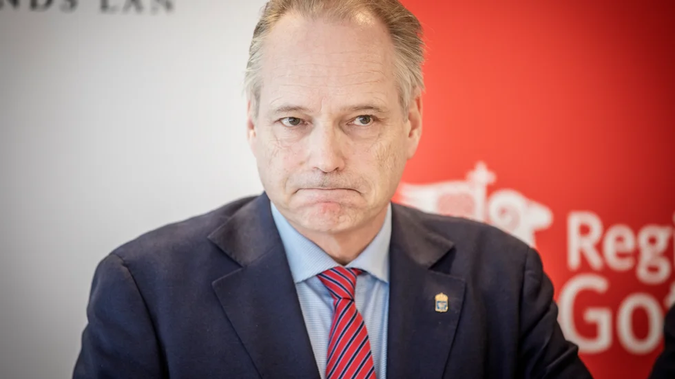 "Det är ett stort värde i att vi agerar tillsammans", sa Gotlands landshövding Anders Flanking under måndagens presskonferens.