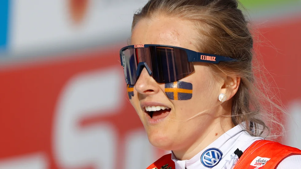 Minst två år, kanske ännu längre – så lång tid kan det dröja innan Stina Nilsson är med och utmanar om mästerskapsmedaljer i skidskytte, tror svenske landslagstränaren Johannes Lukas. Arkivbild.