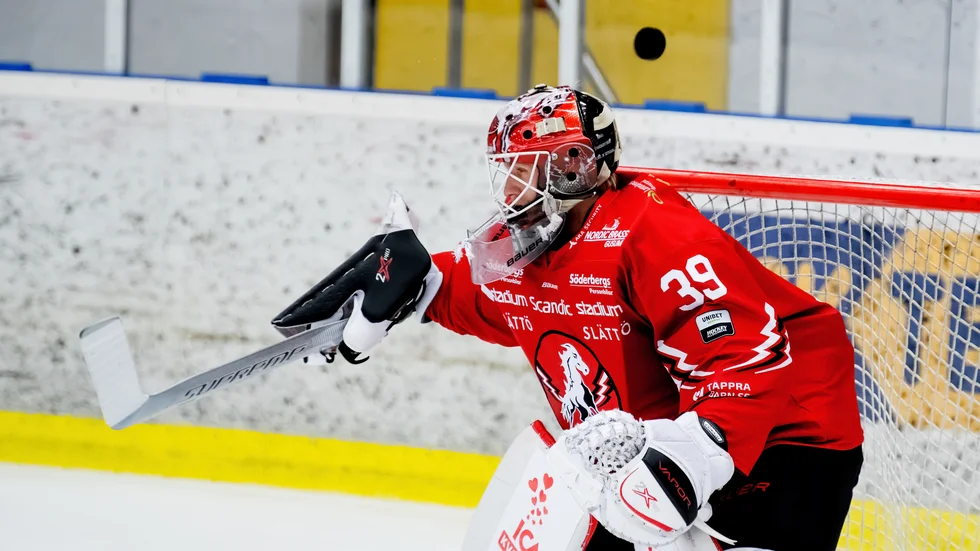 Viktor Kokman fick bevittna något ytterst ovanligt under måndagsträningen.