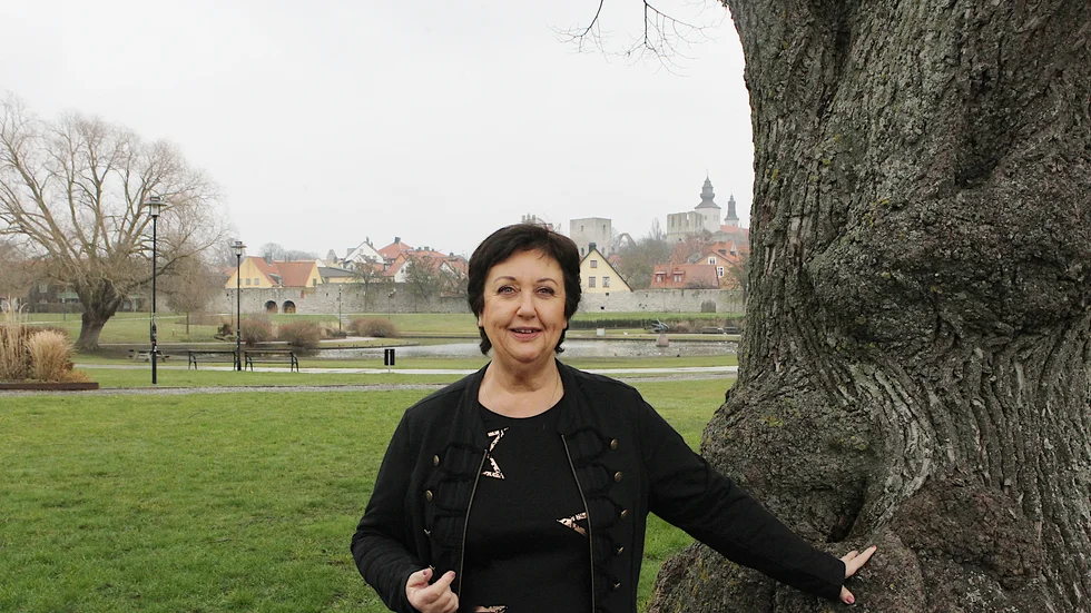 Babben Larsson spelar en av huvudrollerna på Fredriksbergs sommarscen i Helsingborg.