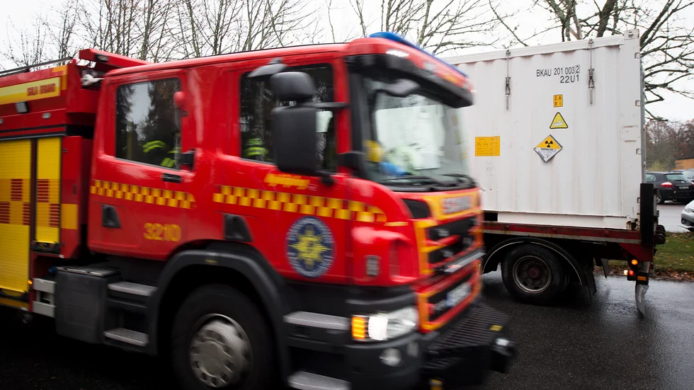 Mindre altanbrand i Nyköping på tisdagskvällen.