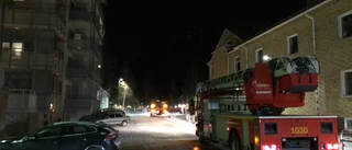 Röklukt i flerfamiljshus vållade larm