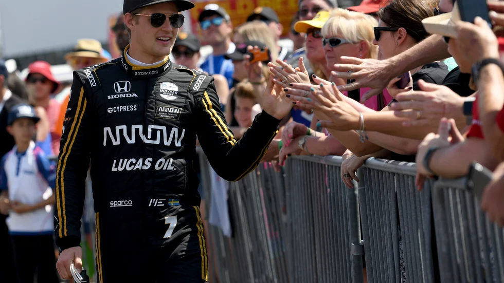 Marcus Ericsson, som den här säsongen kör Chip Ganassi Racing, får avsluta säsongen i Florida. Arkivbild.
