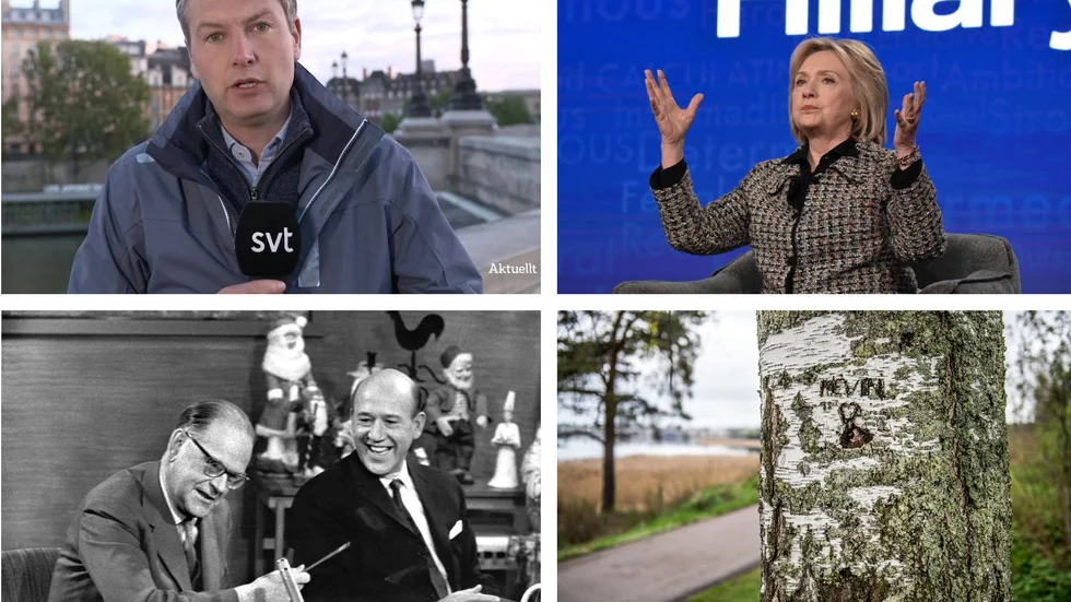 Sveriges television är bättre än någonsin, tycker Christer Kustvik. Här illustrerat av Europakorrespondenten Chistoffer Wendick och dokumentärerna om Hillary Clinton, Tage Erlander, Lennart Hyland och Fallet Kevin. 