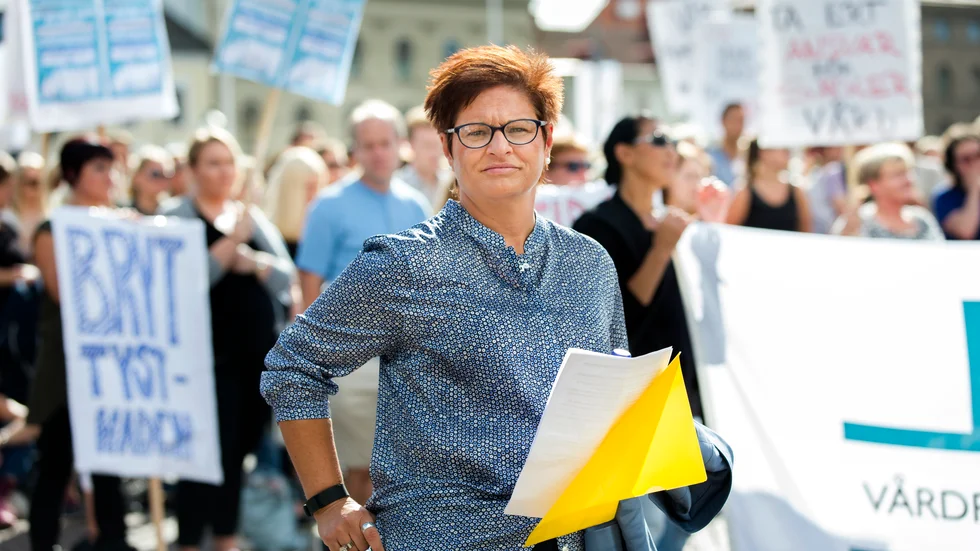 Vårdförbundets ordförande Sineva Ribeiro. Arkivbild.