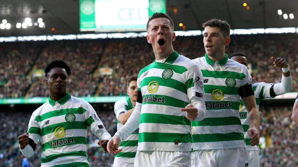 Celtic vinner skotska ligan för 51:a gången. Arkivbild.