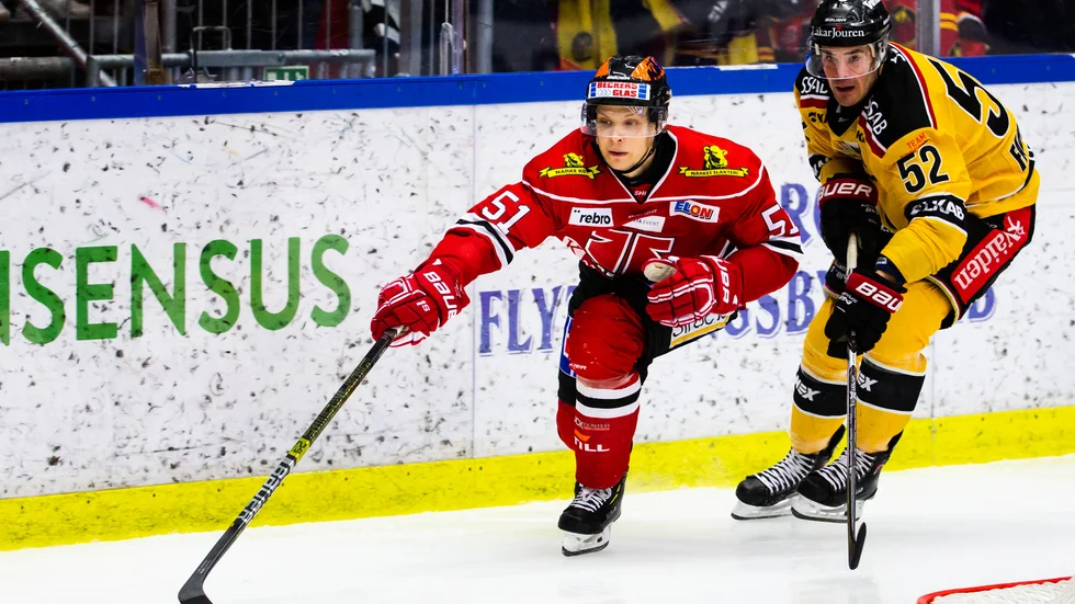 Kristian Näkyvä och Karl Fabricius var lagkamrater i Luleå Hockey säsongen 2014/2015.