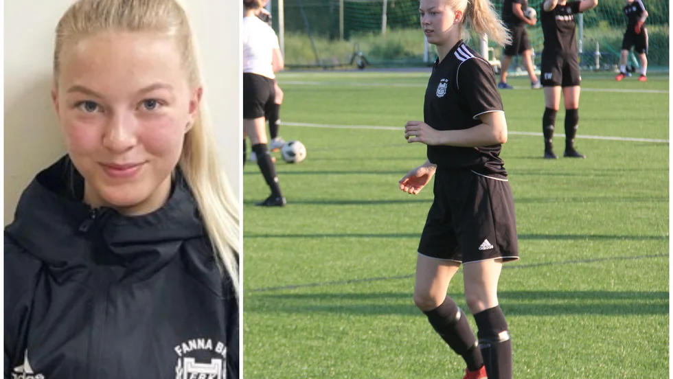 Rebecca Kinnunen spelar sin första säsongen som anfallare. 