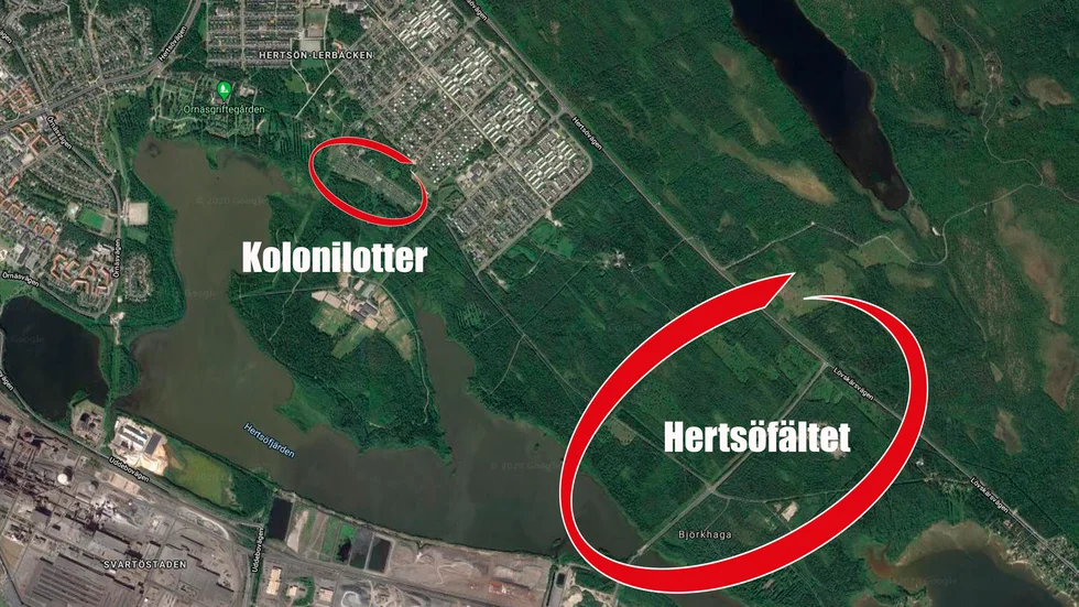 Industriområdets placering överklagas bland annat av Luleå koloniträdgårdsförening.
