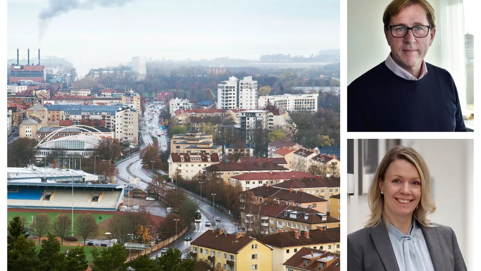 Stångåstaden och Sankt Kors får högt betyg av medarbetarna. Det gläde företagens vd:ar, Fredrik Törnqvist och Anna-Maria Jakobsson.