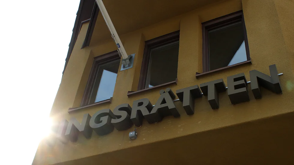 Tingsrätten dömer 18-åringen till ungdomstjänst i 150 timmar.